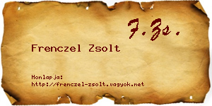 Frenczel Zsolt névjegykártya